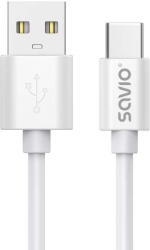 SAVIO USB cable 2 m USB 2.0, USB A - USB C White SAVIO CL-168 (CL-168) - pcone
