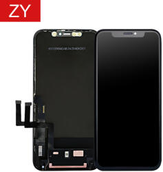 MH Protect iPhone 11 TFT INCELL ZY komplett kijelző kerettel fekete