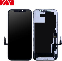 MH Protect iPhone 12 / 12 Pro TFT INCELL ZY komplett kijelző kerettel fekete