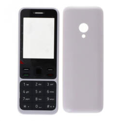 Nokia 150 (2020) előlap, akkufedél, középső keret billentyűzettel fehér, gyári