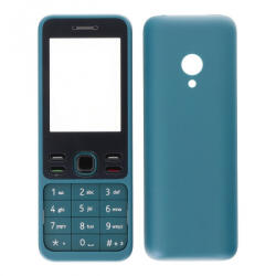 Nokia 150 (2020) előlap, akkufedél, középső keret billentyűzettel kék, gyári