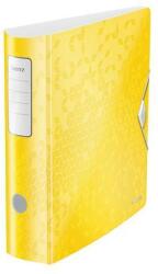 Leitz Iratrendező, 82 mm, A4, PP, sárga