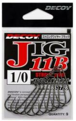 Decoy Jig11B Strong Wire Black #4/0 jig horog 6 db/csg (833759)