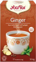 YOGI TEA Yogi BIO Gyömbér tea 17x1, 8g Ginger - paleocentrum