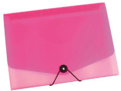 OPALINE Harmónika mappa OPALINE A/4 13 részes gumis pink (2-377) - papir-bolt