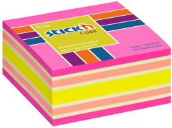 STICK N Öntapadó jegyzettömb STICK'N 76x76mm neon rózsaszín mix 400 lap (21536) - papir-bolt