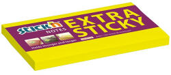 STICK N Öntapadó jegyzettömb STICK'N extra erős 76x127mm neon sárga 90 lap (21674) - papir-bolt