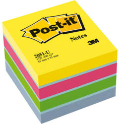 Post-it Öntapadós jegyzet 3M Post-it LP2051U 51x51mm mini kocka ultra színek 400 lap (12761) - papir-bolt