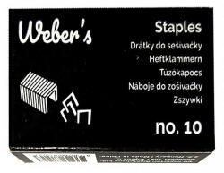 WEBER S Tűzőkapocs WEBER'S No. 10 1000 darabos
