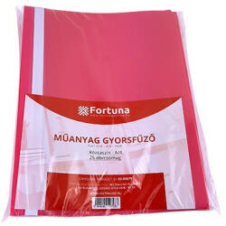 Fortuna Gyorsfűző FORTUNA műanyag rózsaszín 25 darabos (02.00679) - papir-bolt