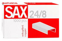 SAX Tűzőkapocs SAX 24/8 réz 1000 darabos (7330002000) - papir-bolt