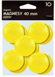 GRAND Táblamágnes GRAND 40 mm sárga 10 darabos (130-1704) - papir-bolt
