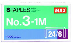 MAX Tűzőkapocs MAX 24/6 1000 darabos (2M3-1M) - papir-bolt