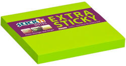 STICK N Öntapadó jegyzettömb STICK'N extra erős 76x76mm neon zöld 90 lap (21672) - papir-bolt