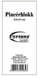 FORTUNA Pincérblokk FORTUNA 6, 5x13 cm ragasztott fehér (FO00176) - papir-bolt