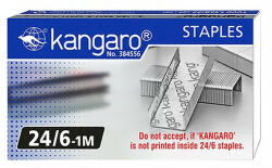 KANGARO Tűzőkapocs KANGARO 24/6 1000/dob (C524421) - papir-bolt