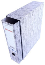 Fortuna Iratrendező tokos FORTUNA A/4 75 mm szürke textil (02.0002710) - papir-bolt