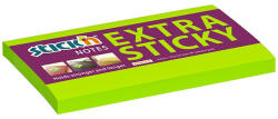 STICK N Öntapadós jegyzettömb STICK'N extra erős 76x127mm neon zöld 90 lap (21676)
