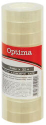 OPTIMA Ragasztószalag OPTIMA víztiszta 15mmx33m átlátszó 10 db/csomag (29061) - papir-bolt