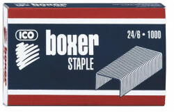 BOXER Tűzőkapocs BOXER 24/6 1000 db/dob (7330024000) - papir-bolt