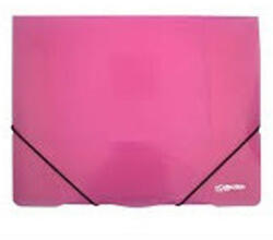 Electra Gumis mappa ELECTRA A/4 műanyag pink (2-600) - papir-bolt