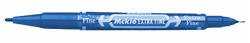 Zebra Alkoholos marker kétvégű ZEBRA Mckie Extra Fine kék (51812) - papir-bolt