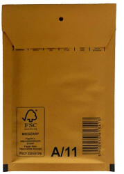 Légpárnás tasak No11/W1 szilikonos barna 100x165mm (138842) - papir-bolt