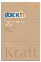 STICK N Öntapadó jegyzettömb STICK'N Kraft notes 150x101mm újrahasznosított natúr barna 100 lap (21641) - papir-bolt