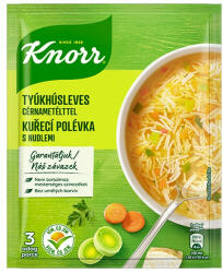 Knorr Instant tésztás leves KNORR Tyúkhúsleves cérnametélttel 69g (68824390) - papir-bolt