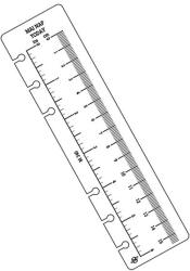 SATURNUS Gyűrűs kalendárium betét SATURNUS M340 vonalzó (25SM340-MUA) - papir-bolt