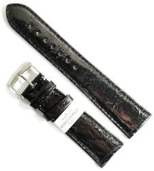 Morellato Curea de ceas Morellato Amadeus Black din piele de crocodil - 12mm, 14mm, 16mm, 18mm, 20mm, 22mm (A01X0518052019CR)