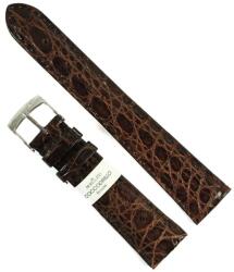 Morellato Curea de ceas Morellato Amadeus Dark Brown din piele de crocodil - 14mm, 16mm, 18mm, 20mm, 22mm (A01X0518052032CR)