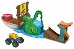Mattel Hot Wheels Monster Trucks schimba culoarea crocodil furios (25HGV14)