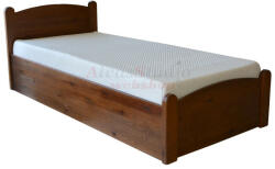 Quality Beds Ben pácolt ágyneműtartós bükk ágy 200x200cm