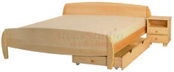 Quality Beds Luca pácolt fenyő ágykeret 90x200cm