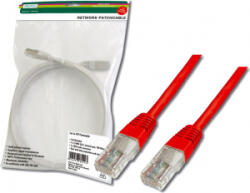 ASSMANN DK-1511-030/R UTP patch kábel CAT5e 3m piros