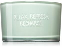 My Flame Lifestyle Minty Bamboo Relax, Refresh, Recharge lumânare parfumată 9x13, 5 cm
