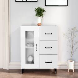 vidaXL Servantă, alb extralucios, 69, 5x34x90 cm, lemn compozit (812219) Comoda