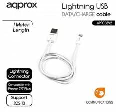 Approx USB-A - Lightning kábel 1m (APPC03V2)