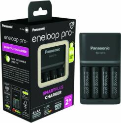 Panasonic Eneloop Pro BQ-CC55 4x AA/AAA NIMH Akkumulátor töltő + 4db elem (214411)