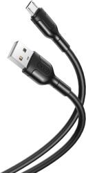 XO NB212 micro USB adatkábel (Fekete) - 2.1A