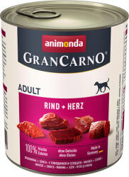 Animonda GranCarno Adult marhahúsos és szíves konzerv (6 x 800 g) 4.8 kg