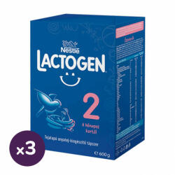 Lactogen Nestlé Lactogen 2 tejalapú anyatej-kiegészítő tápszer 6 hó+ (3x500 g)
