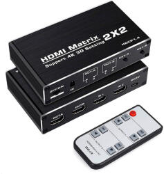 Thunder Germany HMX-202, HDMI mátrix, elosztó és kapcsoló (2×2) - mkaudio