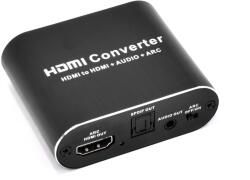 Thunder Germany ADC-101, HDMI audio leválasztó, digitális-analóg adapter + ARC (fém ház)