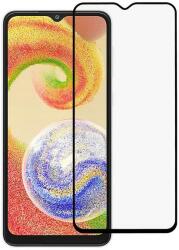 Temp-glass631274257 Samsung Galaxy A04 teljes lefedettséget biztosító karcálló, ütésálló kijelzővédő üvegfólia kerettel, tempered glass, törlőkendővel (Temp-glass631274257)