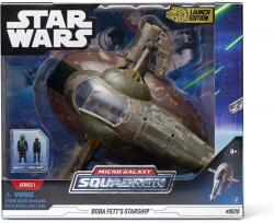 Jazwares Star Wars - Csillagok háborúja Micro Galaxy Squadron 20 cm-es jármű figurával - Boba Fett űrhajója (SWJ0027)