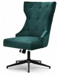 Vox bútor ELBA forgófotel, zöld velvet-fekete