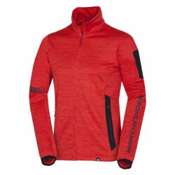 Northfinder Bluza din fleece pentru barbati Banks redmelange (107208-362-106)