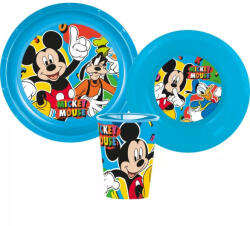 Disney Mickey étkészlet, műanyag szett (STF55554) - oliviashop